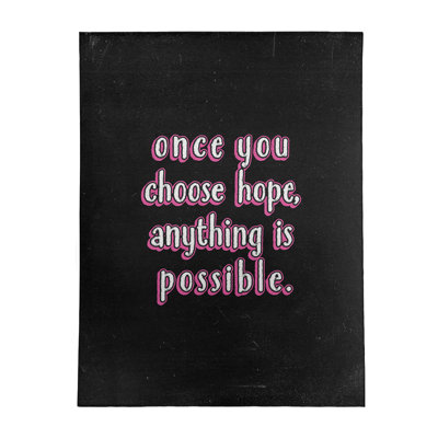 Tapis en chenille de polyester de style tableau Quotes