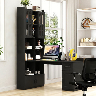 Solid Wood Computer Desk