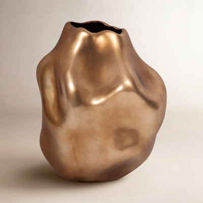 Tanis 12'' Handmade Ceramic / Porcelain Table Vase