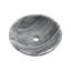 Lavabo de salle de bain en marbre naturel gris, 15,7 po x 5,9 po, construction solide, vasque facile à installer - fini à la main, matériau, veines uniques