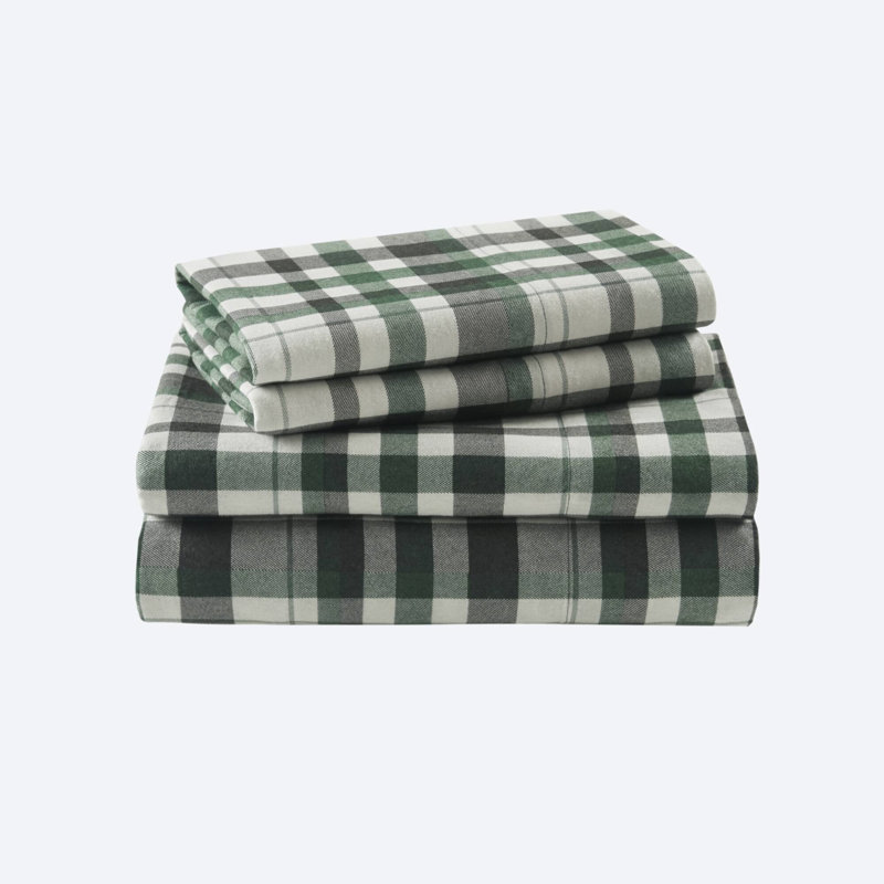 4 Pieces Full 100% Cotton Printed Sheet Set,Finton