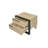 Larrabee Oak and Black 2-drawer Accent Table
