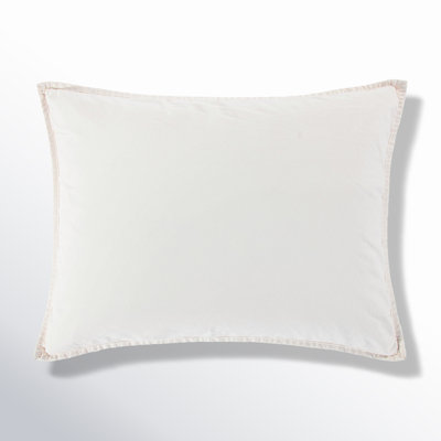 Stonewashed Cotton Canvas Solid Color Classic Chic Casual Modern Rustic Pillow Sham
