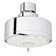 Tempesta Fixed 4-Setting Shower Head Rain O2 Rain Massage Jet Settings