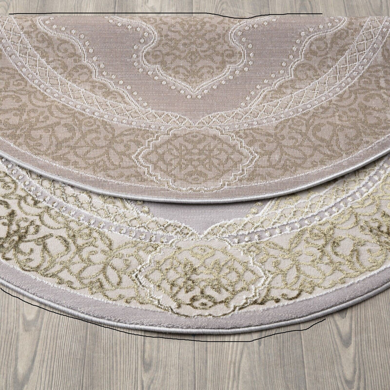 Braelon Abstract Area Rug, Round 120cm