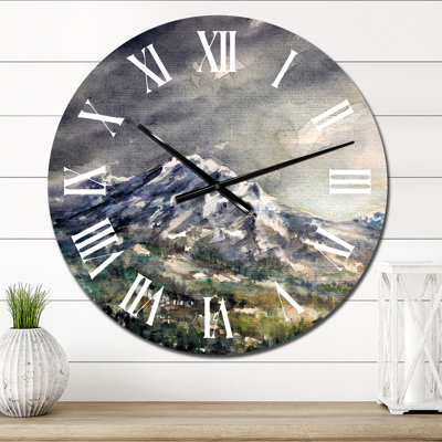 Horloge murale surdimensionnée