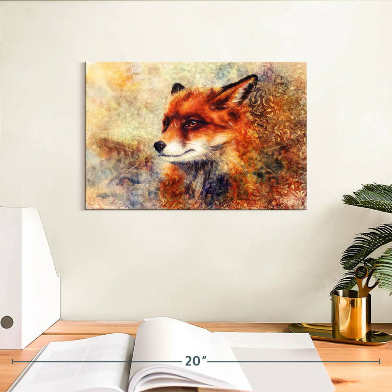 Brampt Fascinating Fox, 8" H x 12" W