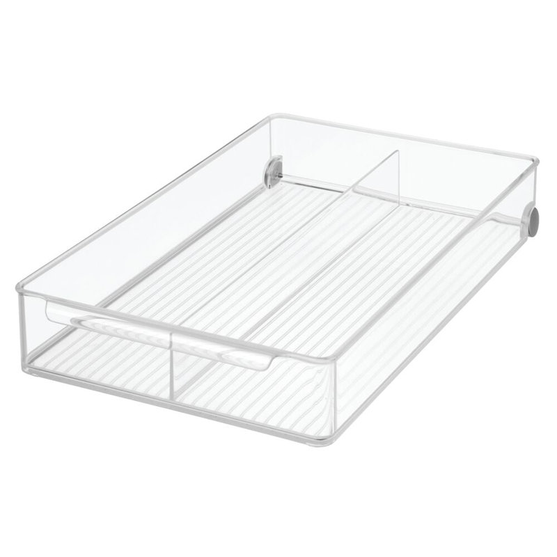 Plastic 2 Compartment Makeup Organizer