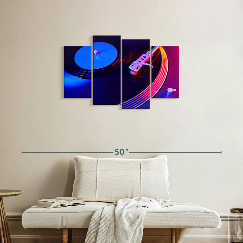 Abarca Turntable Party Record, 22'' H x 36'' W