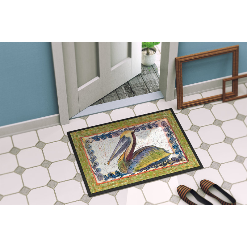 Paillasson d’intérieur antidérapant tarde Pelican, Rectangle 2 pi x 3 pi