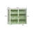 Cabinet 27.56"Glass Doors Modern Two-Door Wall With Featuring Three-Tier Storage For Entryway Living Room Bathroom Dining Room,Mint Green-1632486788