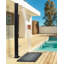 YARACUY Solar Powered Temperature Controlled Stainless Steel Free Standing Outdoor Shower and Footwash Spout