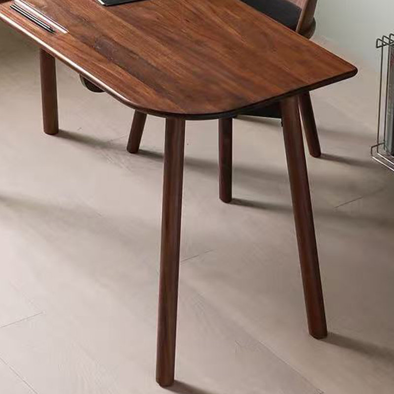 Bureau d'écriture à tiroir de style rétro en noyer 51,18 pouces