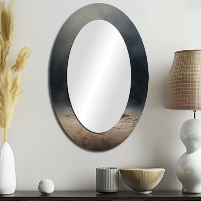 Baseball Subtle Strikeout - Miroir mural moderne ovale
