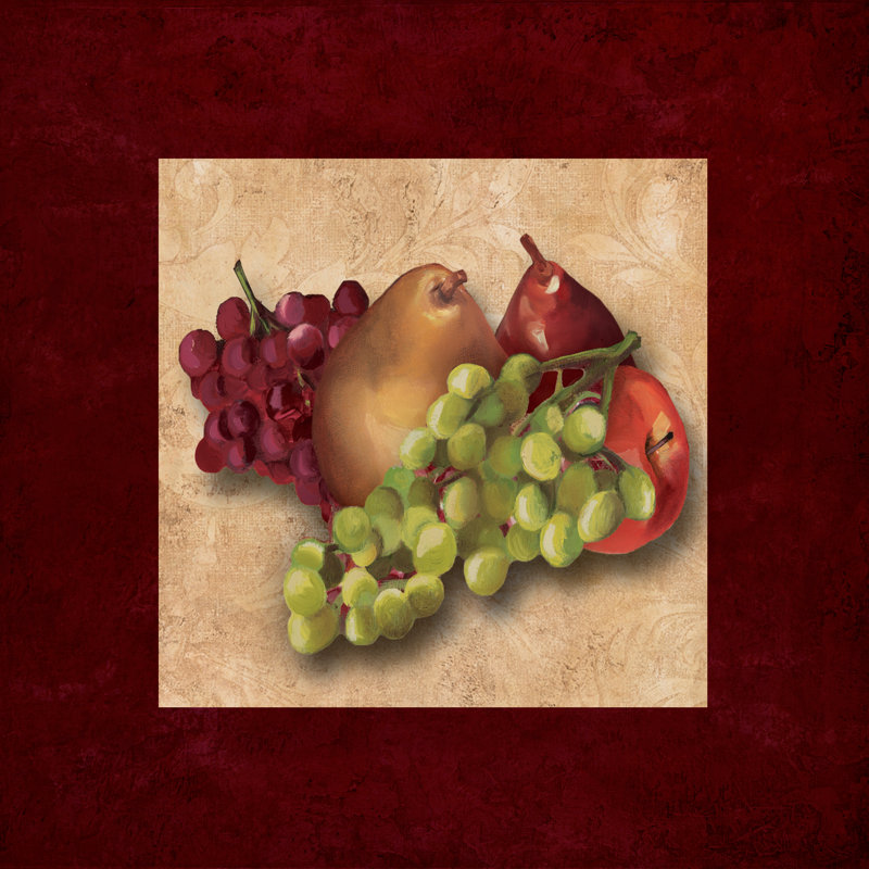 Fruits - Wrapped Canvas Painting, 76cm H x 76cm W x 3.8cm D