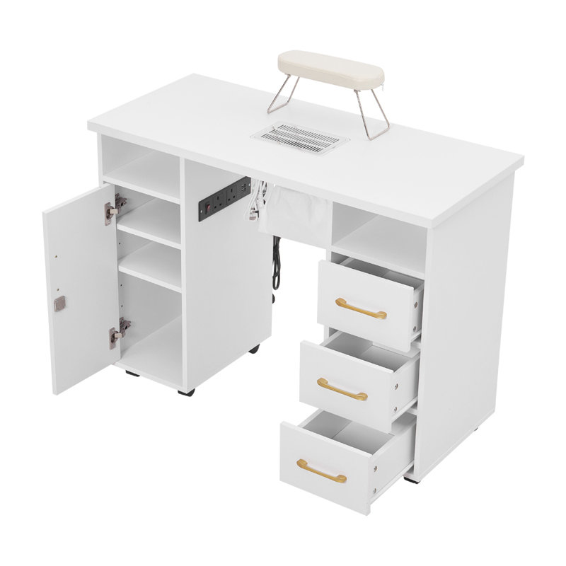 Wood Makeup Organizer