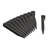 Ayssa 19.5cm H x 1.9cm W Black Polyethylene Plastic Lawn Edging