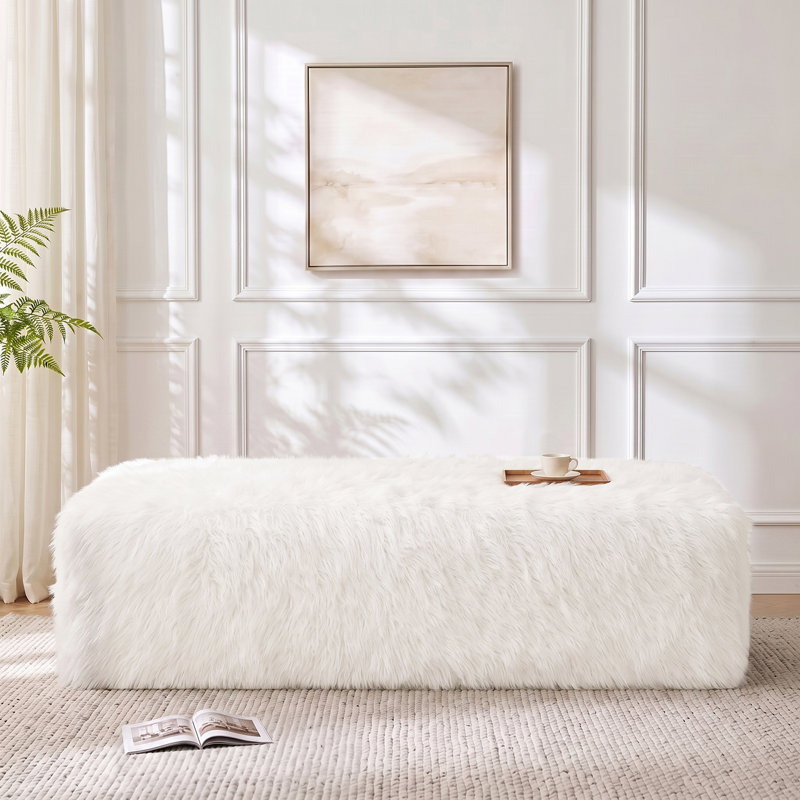 Repose-pieds 59 po, Beige