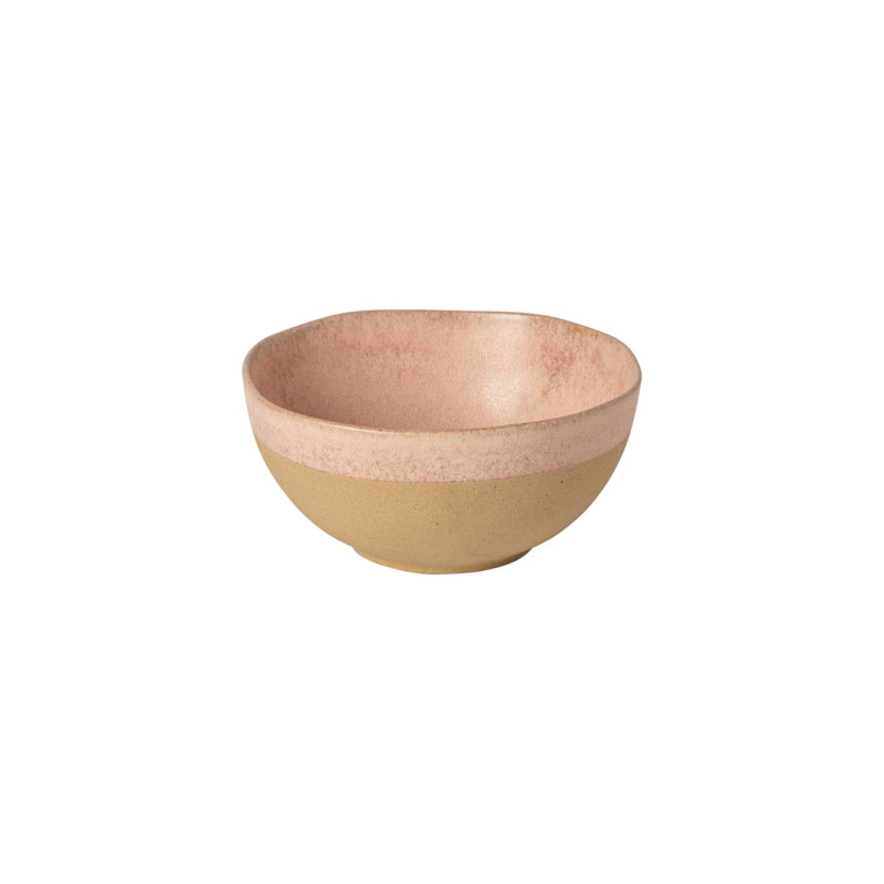 Arenito Handmade Stoneware Cereal Bowl, Mauve Rose