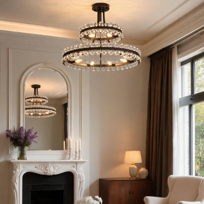Lustre encastré 12 lumières
