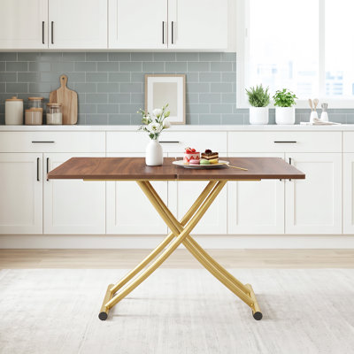 Convertible Lift-Top Coffee Table With 43.3" Expandable Dining Surface