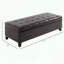 Banc de rangement avec repose-pieds 51 po-813618724