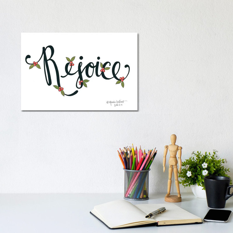 Rejoice With Berries by Annie LaPoint - Wrapped Canvas Gallery-Wrapped Canvas Giclée, 20.32 cm H x 30.48 cm W
