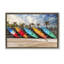 Cadre flottant coloré avec kayaks et palmiers, design par Richard Silver-1889052743-1889052747