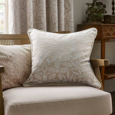 Acorn Tonal Floral Square Cushion Cover