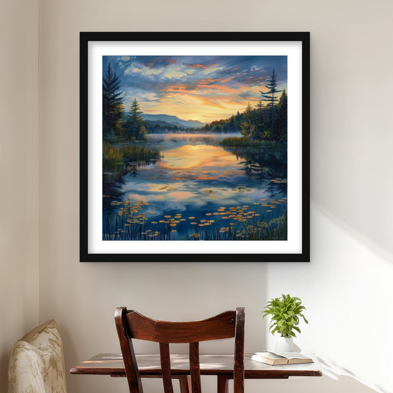 Fluid - Gray Framed Matted Print for Stylish Home Decor