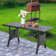 Alyah Rectangular Metal Outdoor Dining Table
