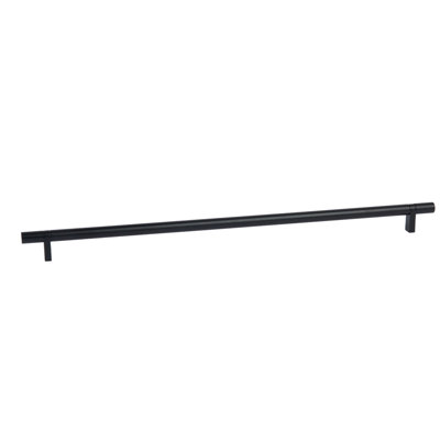 Emtek Select Bar Cabinet Pull 18" Center-to-Center w/ Rectangular Bar Stem & Smooth Bar