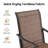 Outdoor PVC-coated polyester Swivel Dining Armchair-1322698160