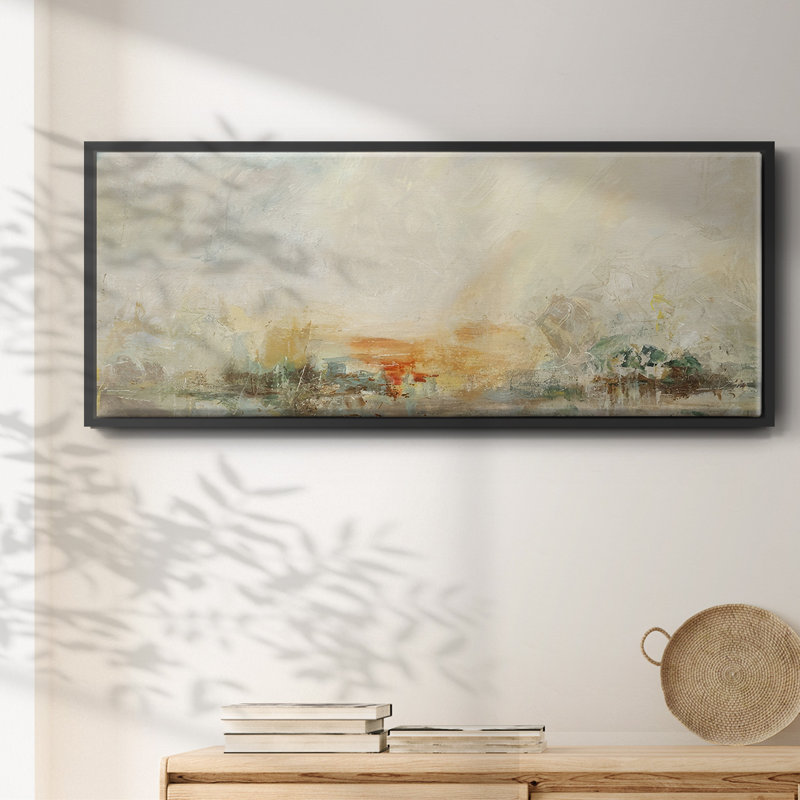 Vieux monde des maîtres - Toile encadrée, H 20 po x l 50 po