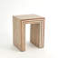 Sienna End Table-Walnut/Bone-Sm