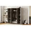 Armoire 4 portes avec 1 tiroir