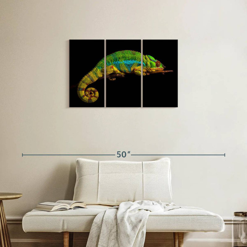 Sleeping Panther Chameleon, 20" H x 33" W