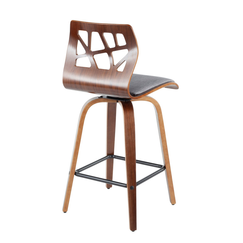 Tabouret de comptoir contemporain, Gris