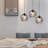 Modern 3-Light Crystal Pendant Chandelier