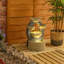 Oriscar Outdoor Cascade Fountain with Lights