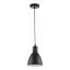 Faxon 1 - Light Black/White Bowl Pendant