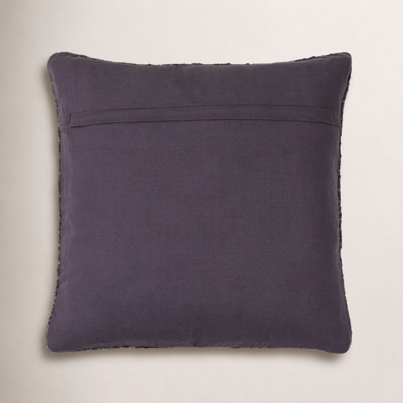 Coussin Ellingson, H 20 po x l 20 po, Polyester/ Bourre en polyester, Noir