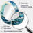 Coastal Waves Of Wonder VII - Waves Decorative Mirror, Coastal Wall Mirror, Printed Metal Art-121387552-121387093