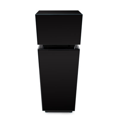 Piédestal à miroir noir haut