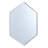 Sabine Metal Hexagon Wall Mirror-1034813052-1034813051