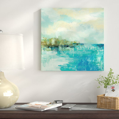«Cliff Side Town», reproduction d'art sur toile