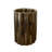 Gold Steel Ice Bucket Large Double Wall
