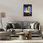 Art mural rétro sur toile flottante, truffes et champagne, design par Jean-Pierre Got-1338054564-1338054565