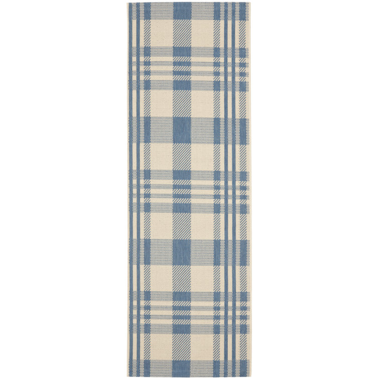 Debriana Performance Plaid Indoor/Outdoor Area Rug