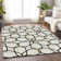 Premium Machine Washable Prisco White Rug